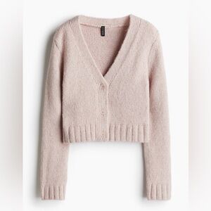 H&M Divided v-neck cardigan pink size XL NWT